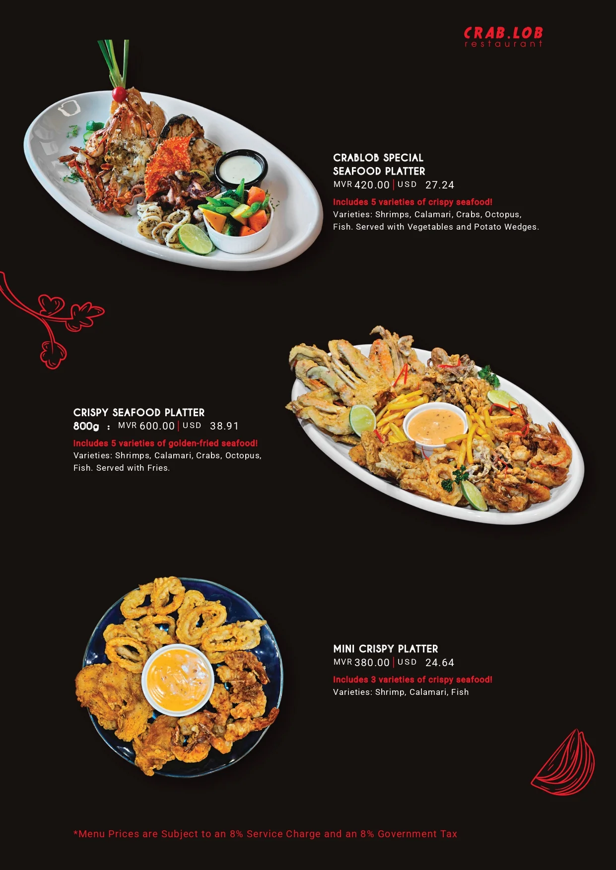 Menu page 10