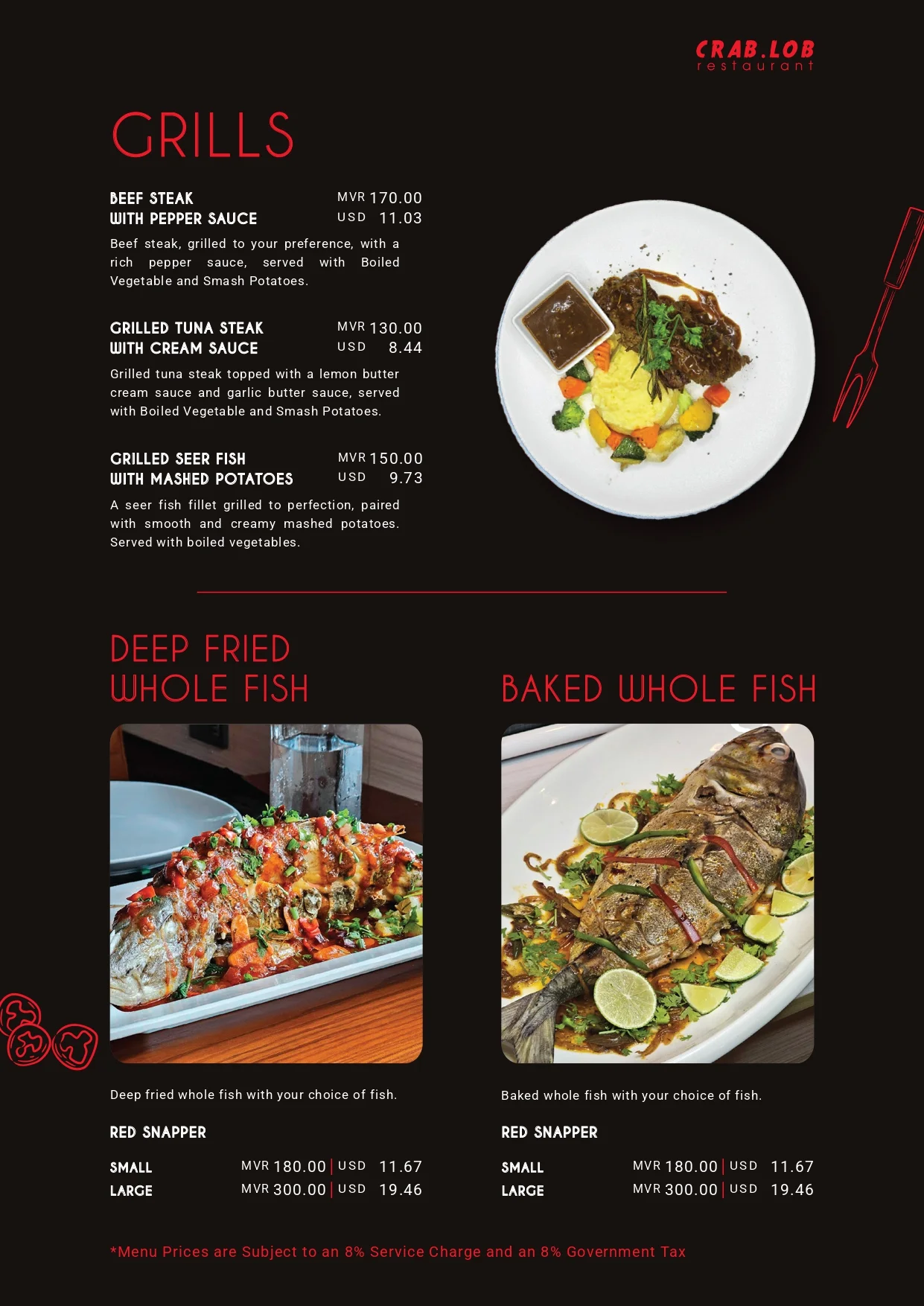 Menu page 11