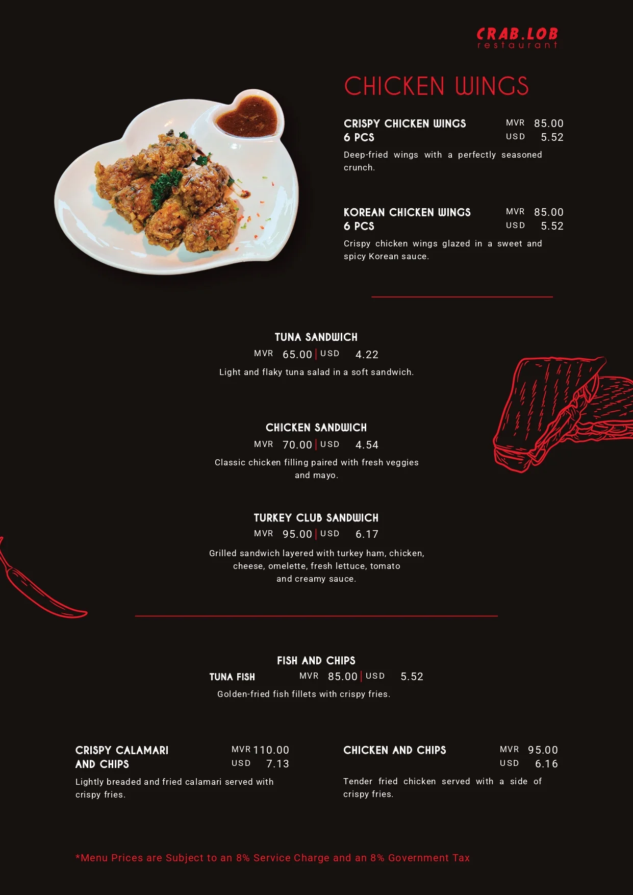 Menu page 17