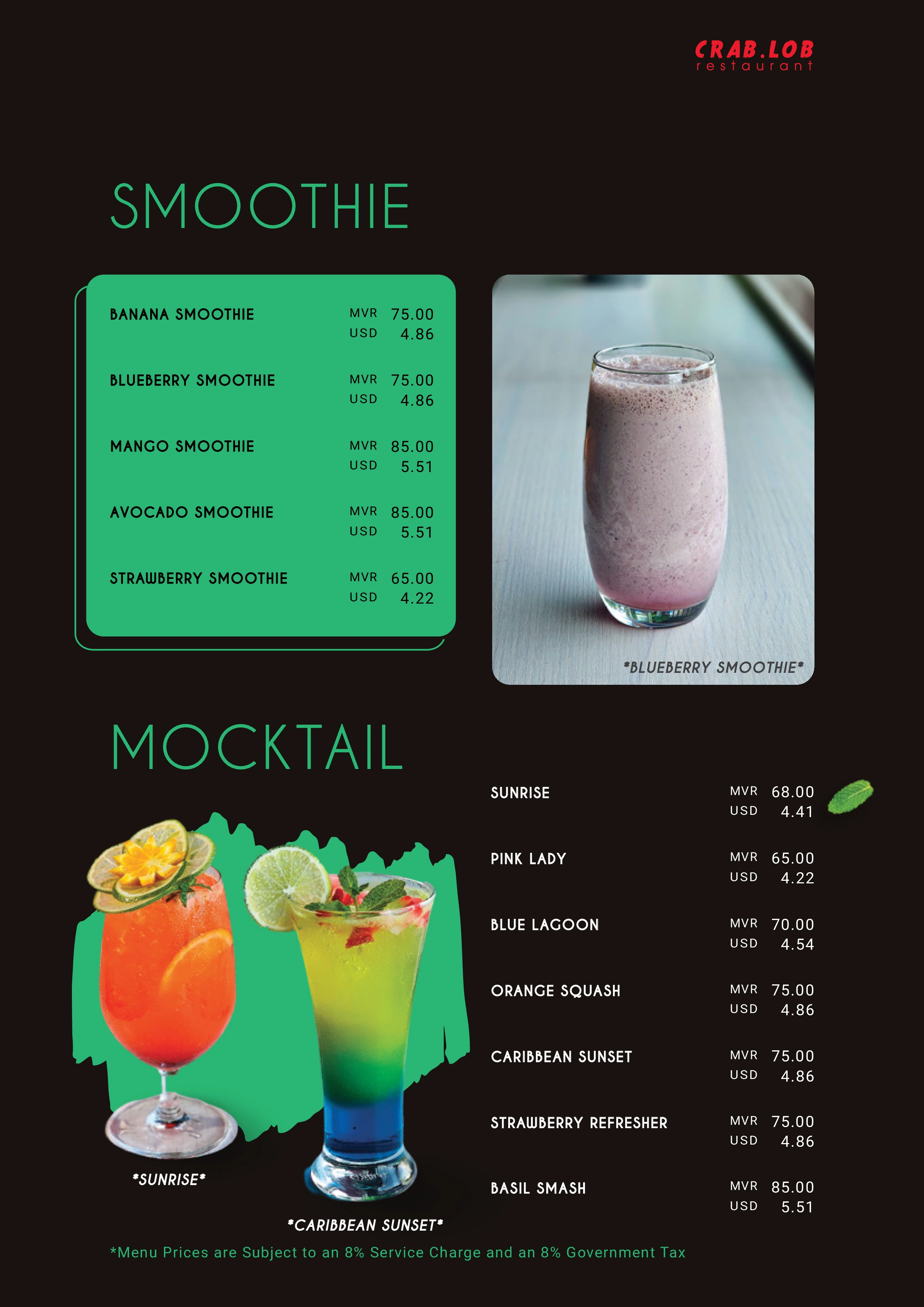 Menu page 30